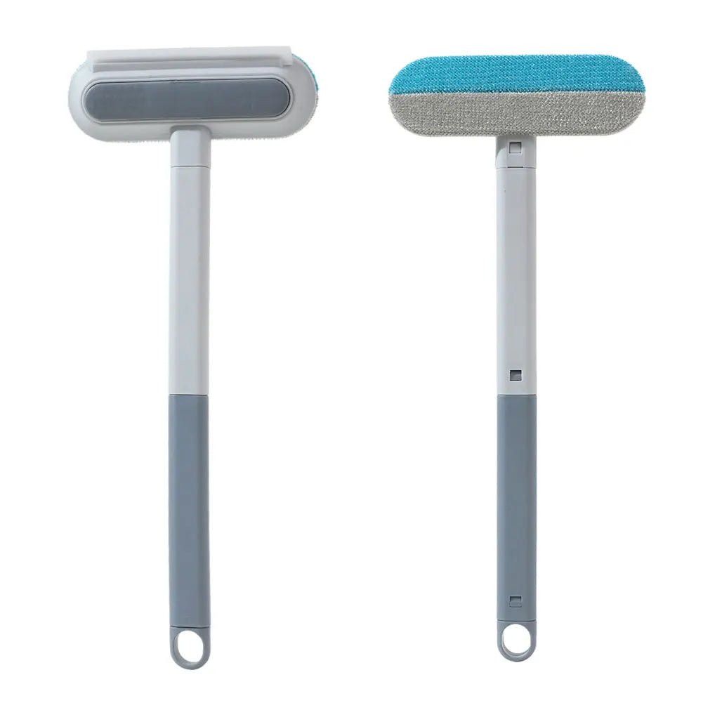 3-in-1 Pet Hair Remover Brush – Long Handle Fur Cleaning Tool for Cats & Dogs - silverfoxgoods