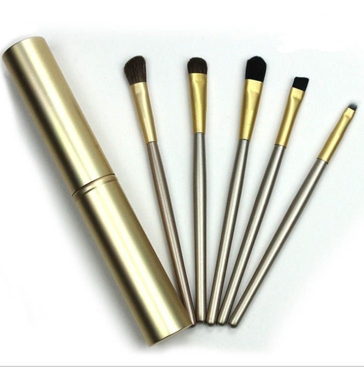 5pcs Travel Portable Mini Eye Makeup Brushes - silverfoxgoods