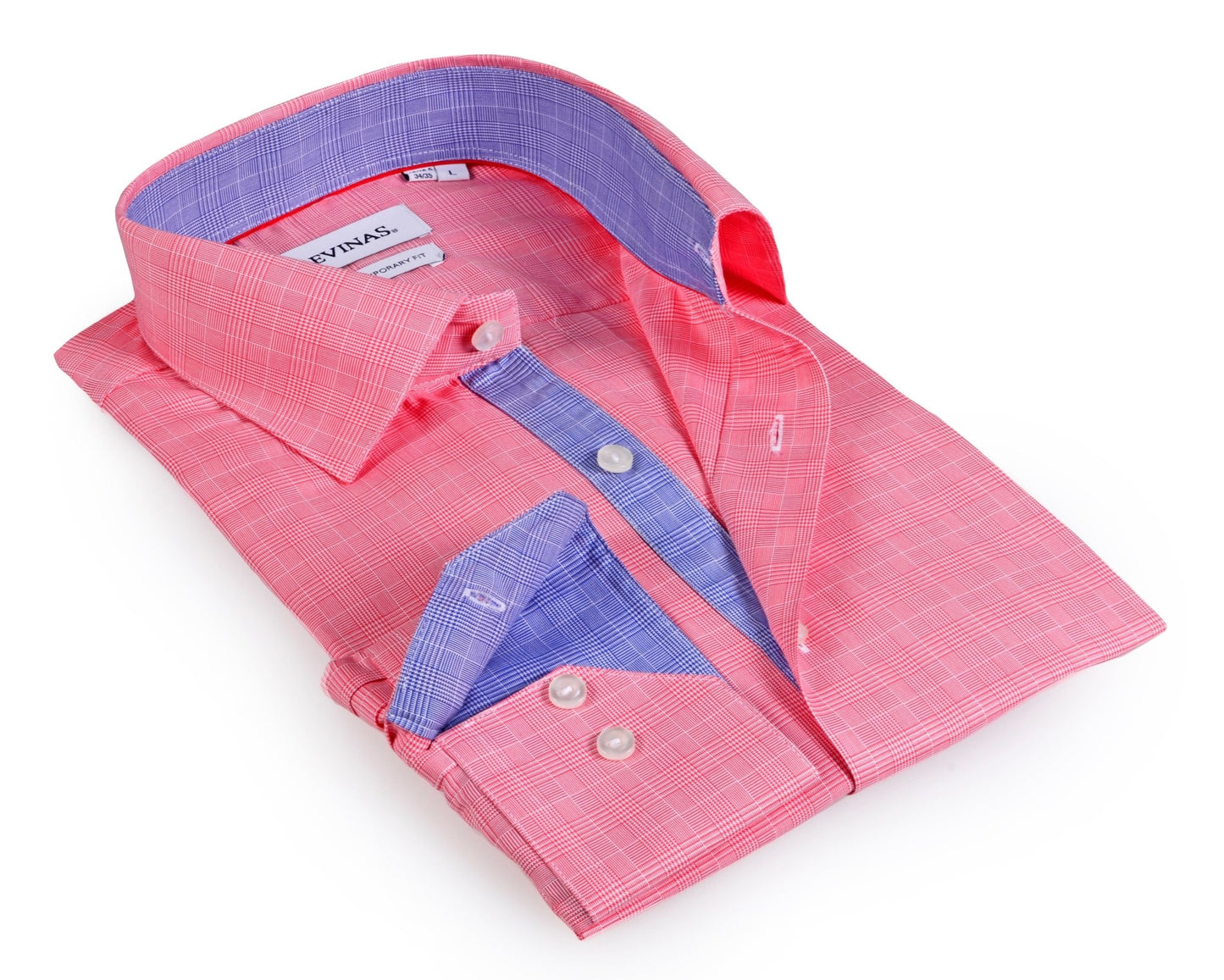 Button - Up Shirt // - Contemporary Fit - contrast trimming - final sale - silverfoxgoods