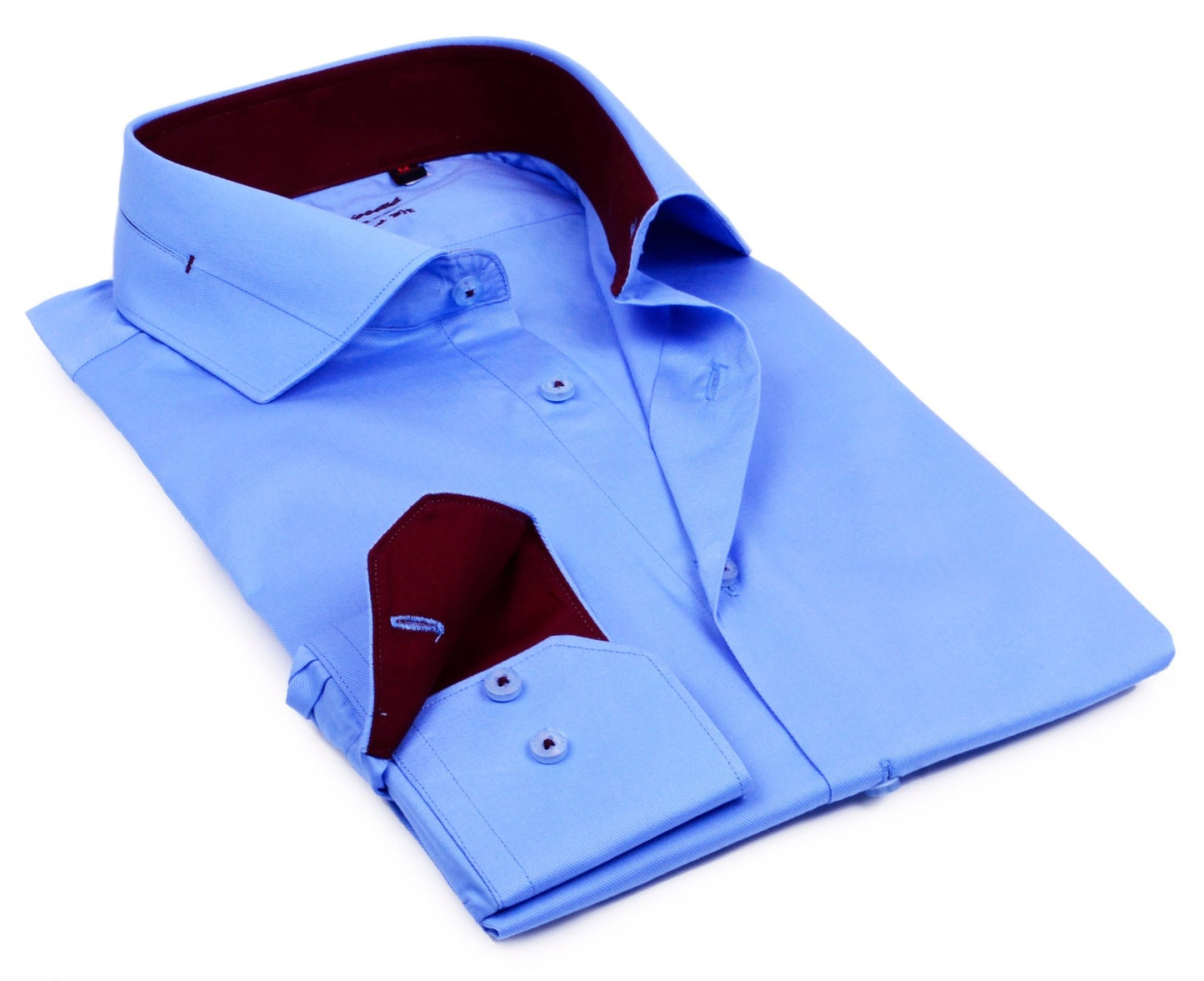 Button - Up Shirt // - Tailored Fit - contrast trimming - final sale - silverfoxgoods