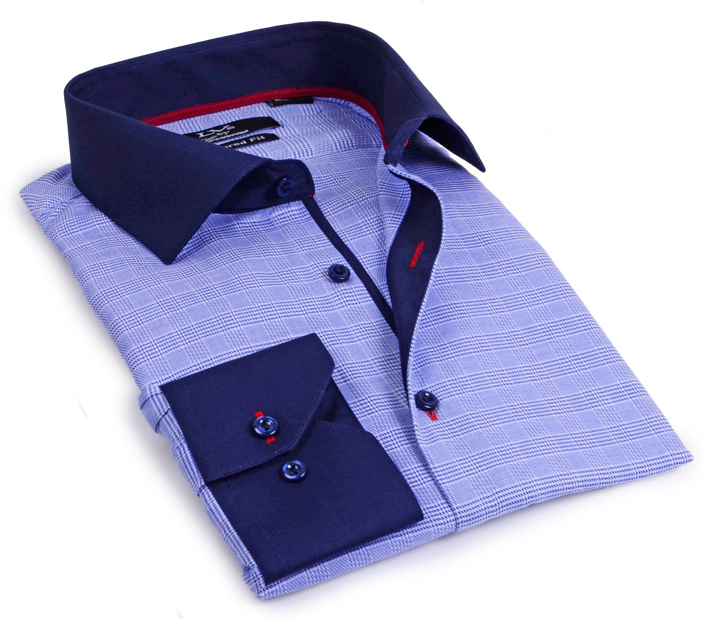 Button - Up Shirt // - Tailored Fit - contrast trimming - final sale - silverfoxgoods