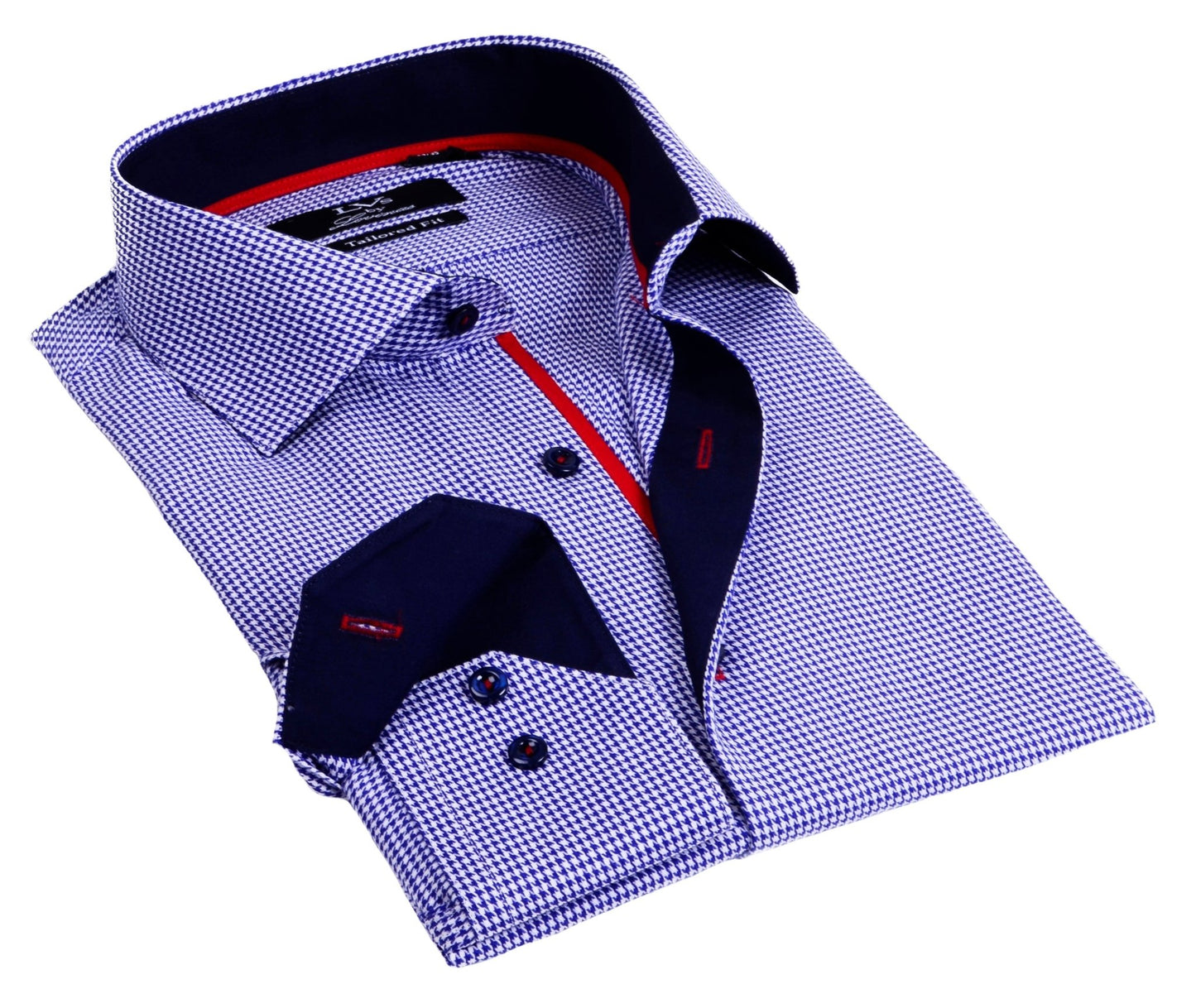 Button - Up Shirt // - Tailored Fit - contrast trimming - final sale - silverfoxgoods