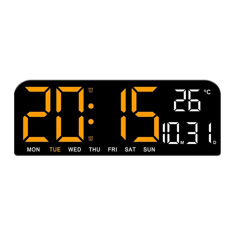 Large Display USB Alarm Clock with Weekly Date & Temp - silverfoxgoods