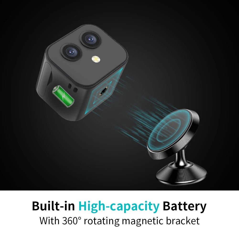 4K WiFi Mini Camera – Smart Night Vision Video Recorder with Remote Viewing - silverfoxgoods