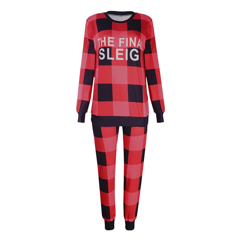 family plaid holiday pajamas matching set | Silver Fox Goods{