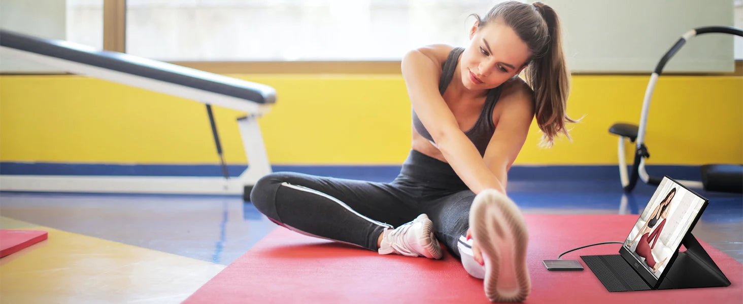 15.6" Portable Monitor – 1080P USB-C & HDMI External Screen with HDR - silverfoxgoods