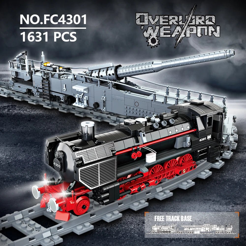 K5 Leopold Military Train Building Block Set - 1631 pieces - silverfoxgoods