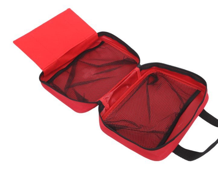 184pcs portable first aid kit with multi-purpose medical supplies for hiking, camping, and outdoor emergency rescue