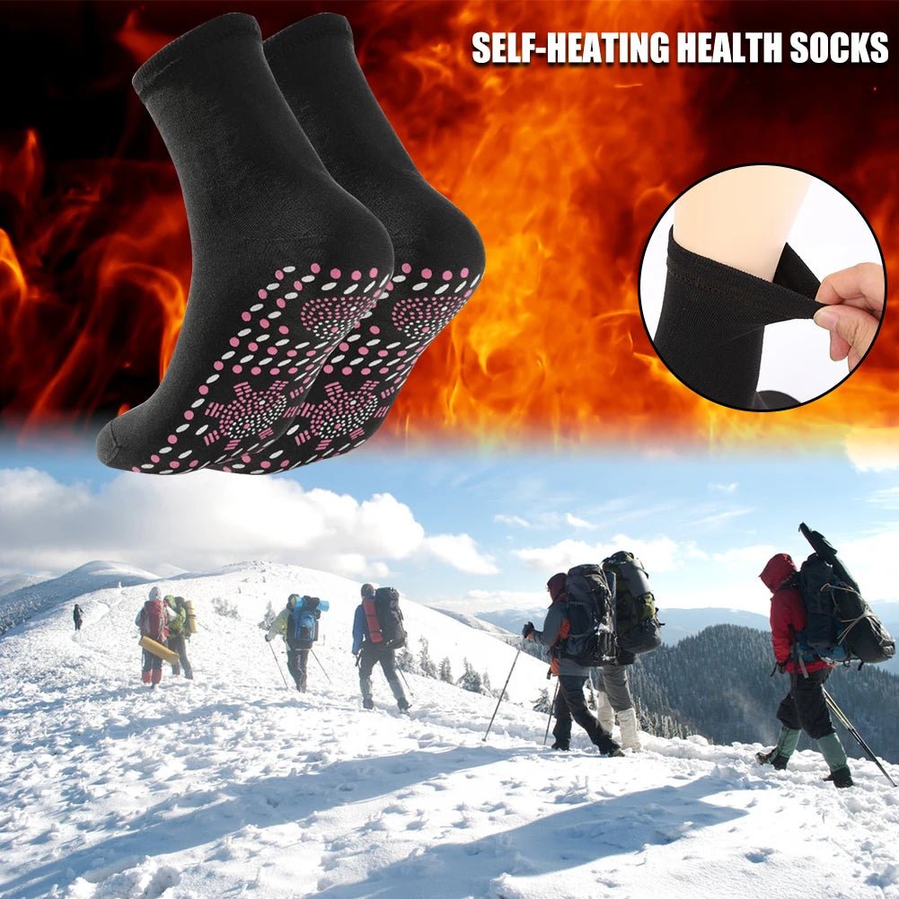 Self-Heating Magnetic Therapy Socks for Pain Relief - Unisex - silverfoxgoods