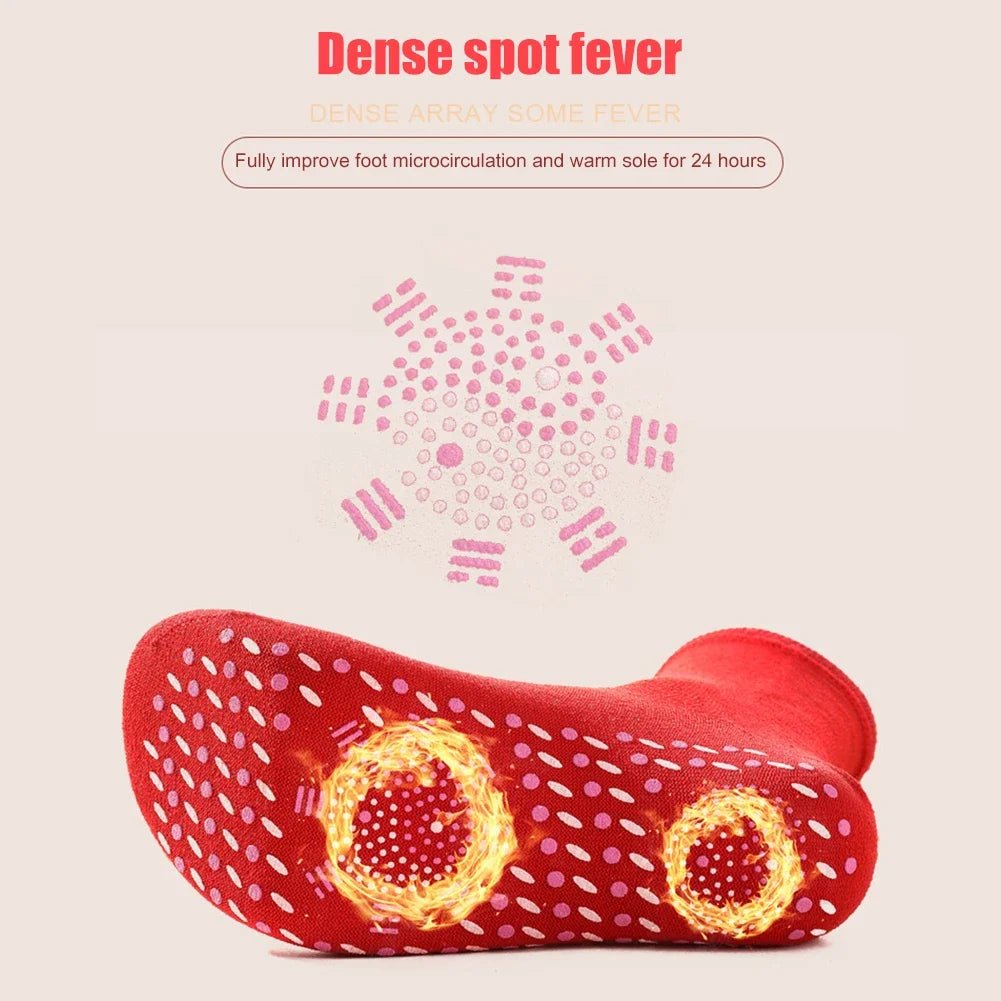 Self-Heating Magnetic Therapy Socks for Pain Relief - Unisex - silverfoxgoods