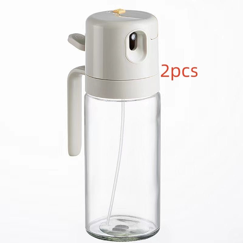 2 In 1 Oil Sprayer Bottle BBQ Cooking Oil Dispenser Olive Oil Pourers Sprayer Kitchen Baking Oil Mister Vinegar Bottle - silverfoxgoods