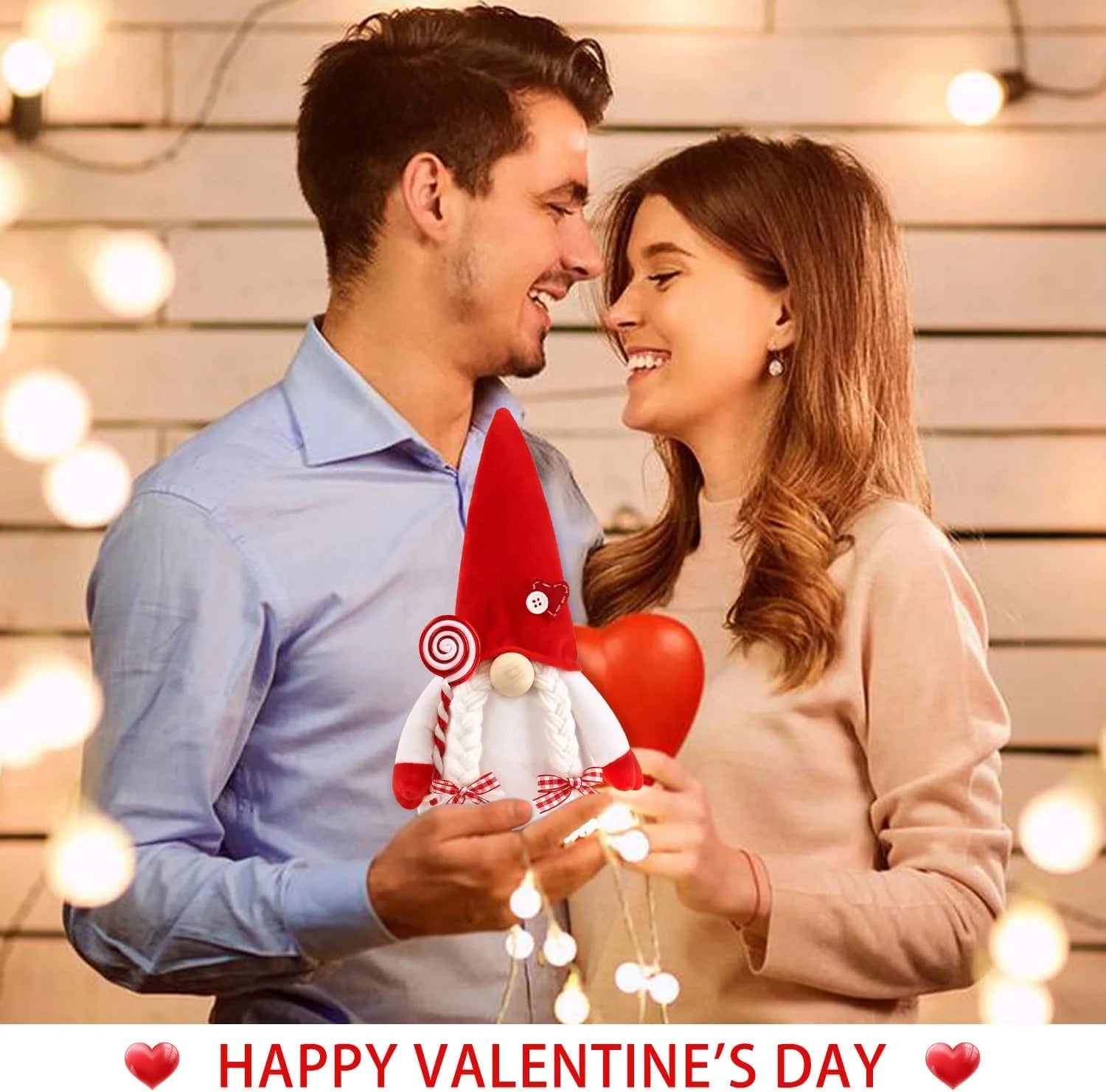 valentine's day gnome plush | Silver Fox Goods