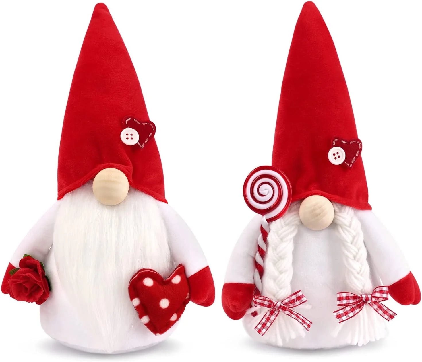 valentine's day gnome plush | Silver Fox Goods