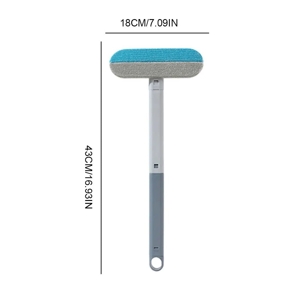 3-in-1 Pet Hair Remover Brush – Long Handle Fur Cleaning Tool for Cats & Dogs - silverfoxgoods