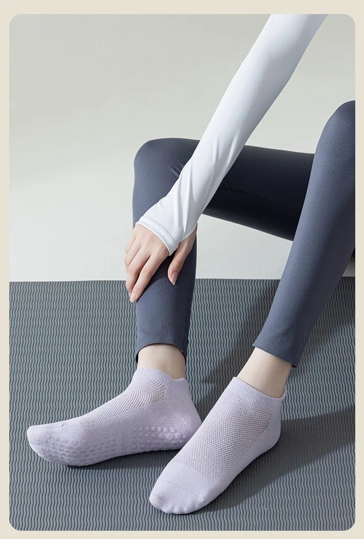 Women's Breathable Non-Slip Yoga Socks (3 Pack) - silverfoxgoods