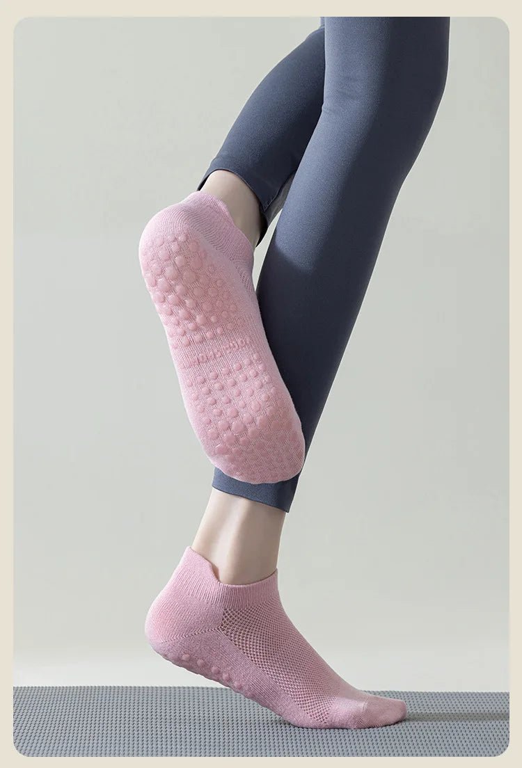 Women's Breathable Non-Slip Yoga Socks (3 Pack) - silverfoxgoods