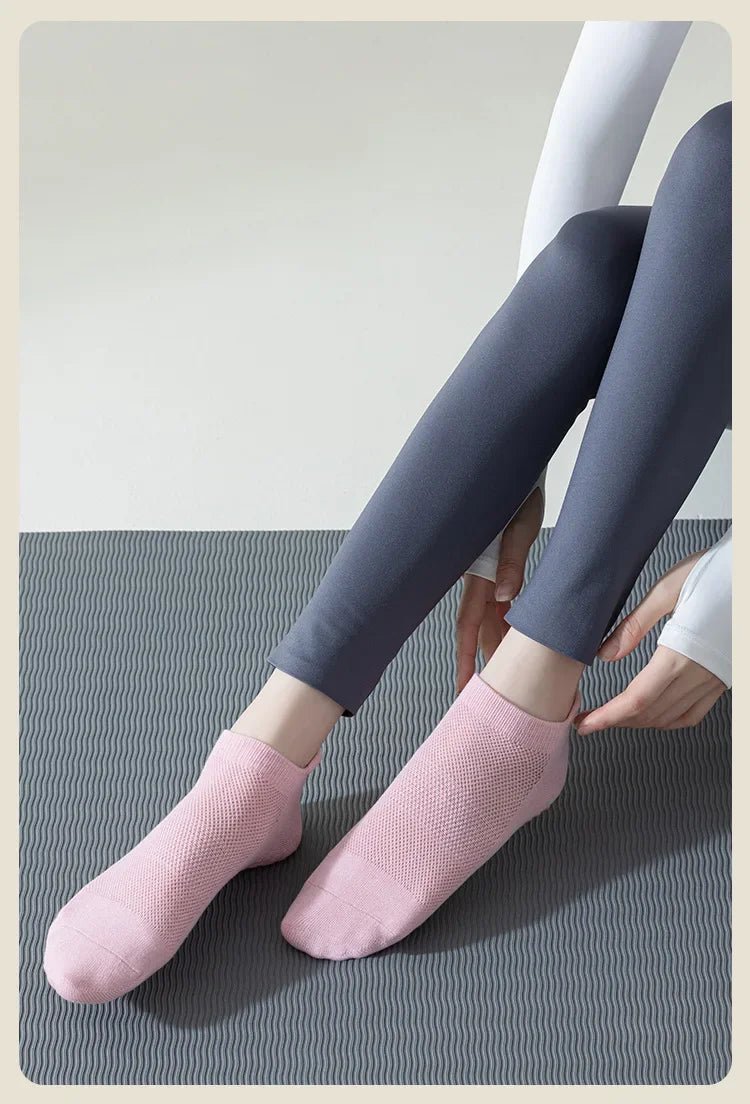 Women's Breathable Non-Slip Yoga Socks (3 Pack) - silverfoxgoods