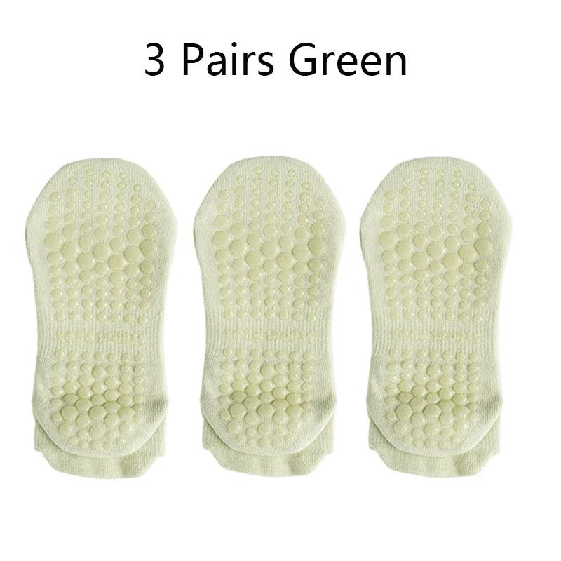 Women's Breathable Non-Slip Yoga Socks (3 Pack) - silverfoxgoods