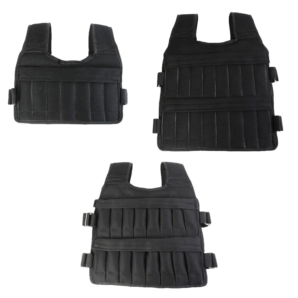 Adjustable Weighted Vest 3/15/35KG | Silver Fox Goods