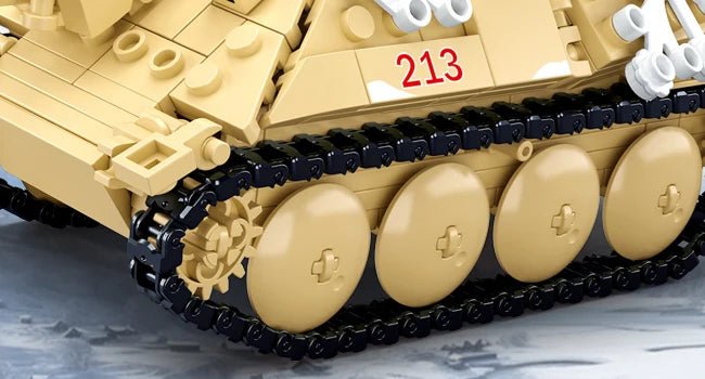 344PCS WW2 Tank Destroyer Building Blocks - Educational Toy for Boys - silverfoxgoods