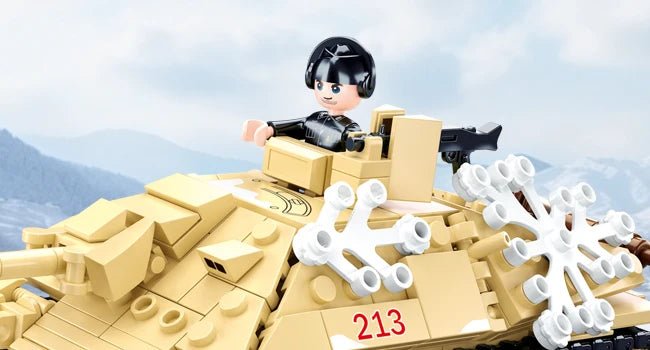 344PCS WW2 Tank Destroyer Building Blocks - Educational Toy for Boys - silverfoxgoods