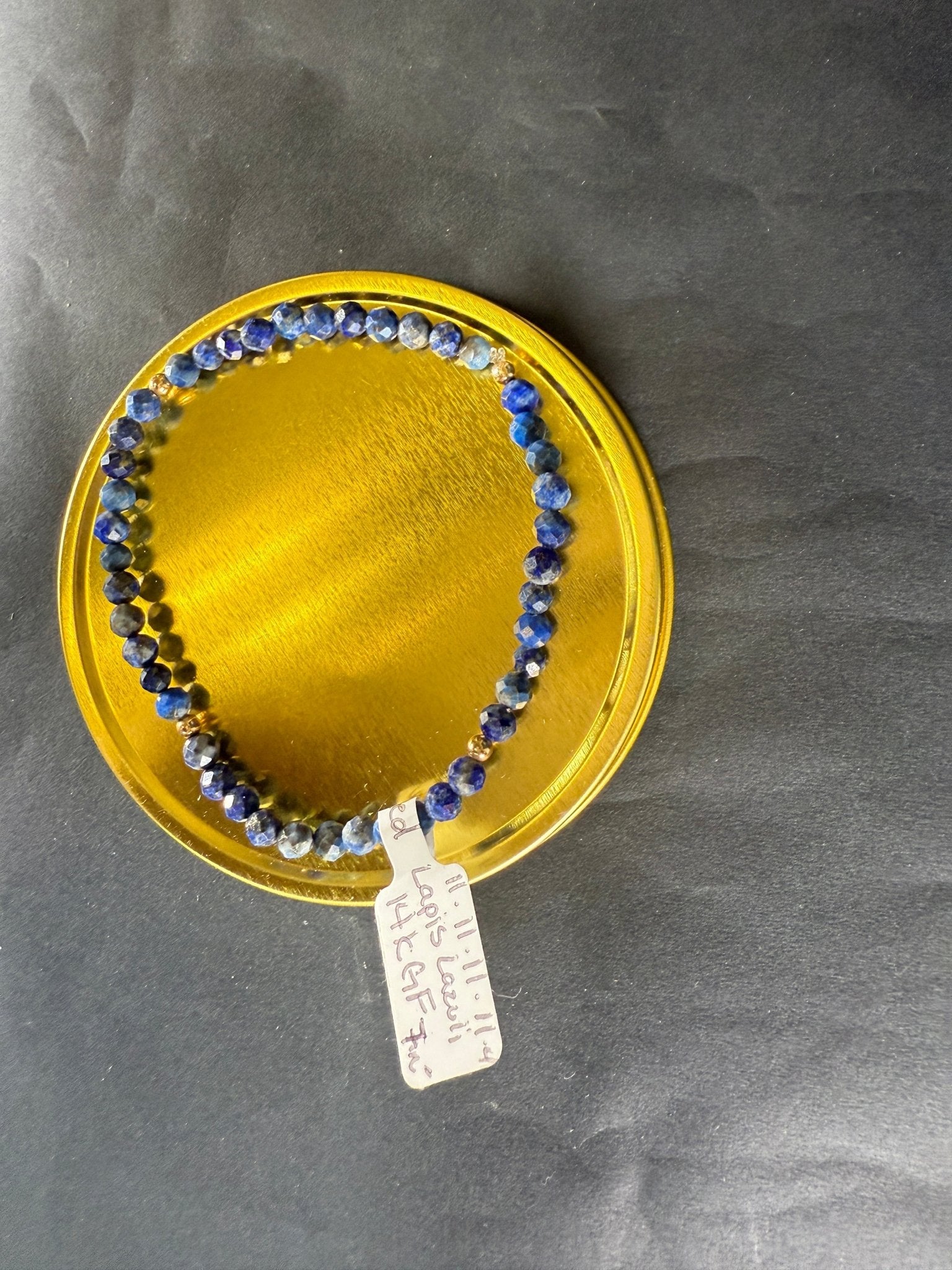 4mm Lapis Lazuli Bracelet - silverfoxgoods