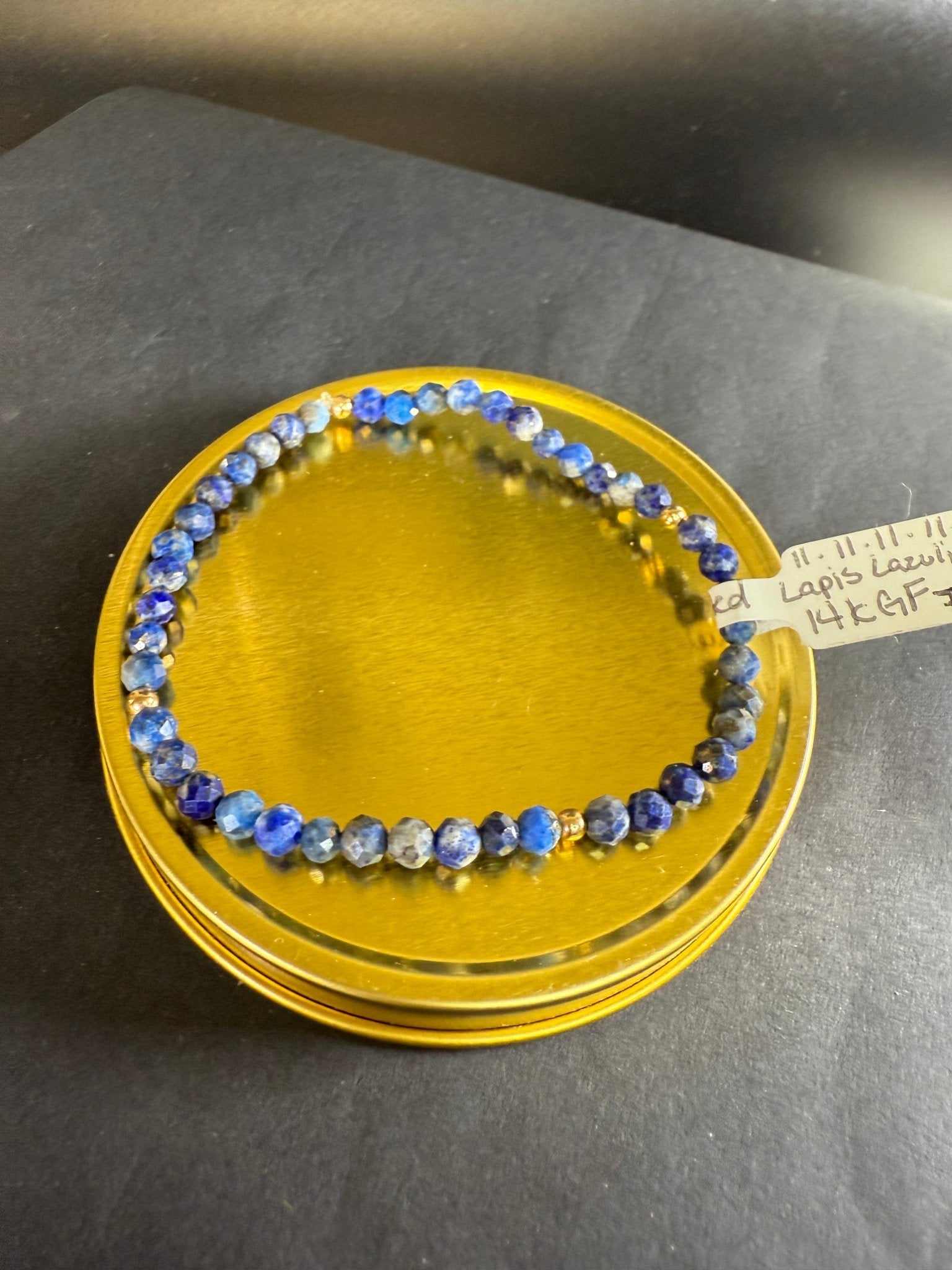 4mm Lapis Lazuli Bracelet - silverfoxgoods