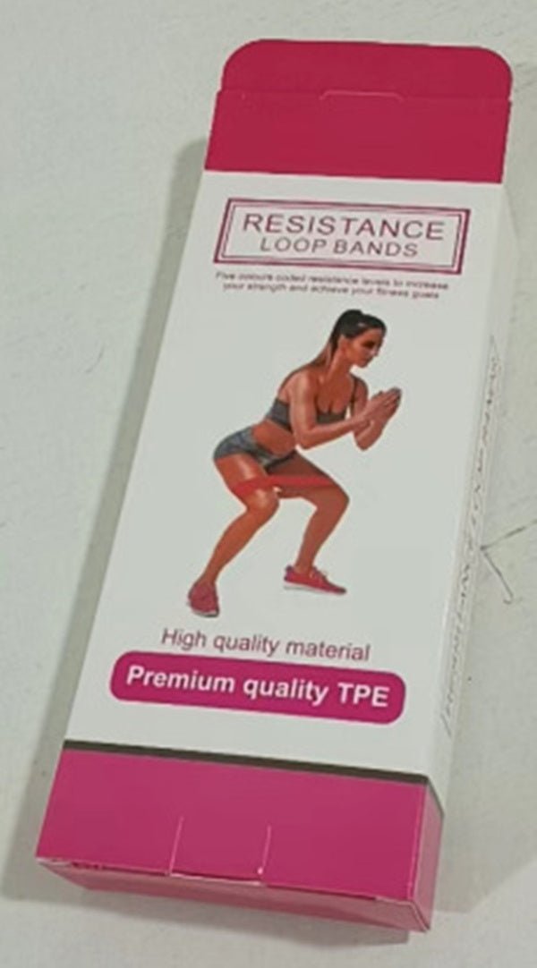 5 Level Resistance Latex Rubber Bands Yoga Training Elastic Bands - silverfoxgoods