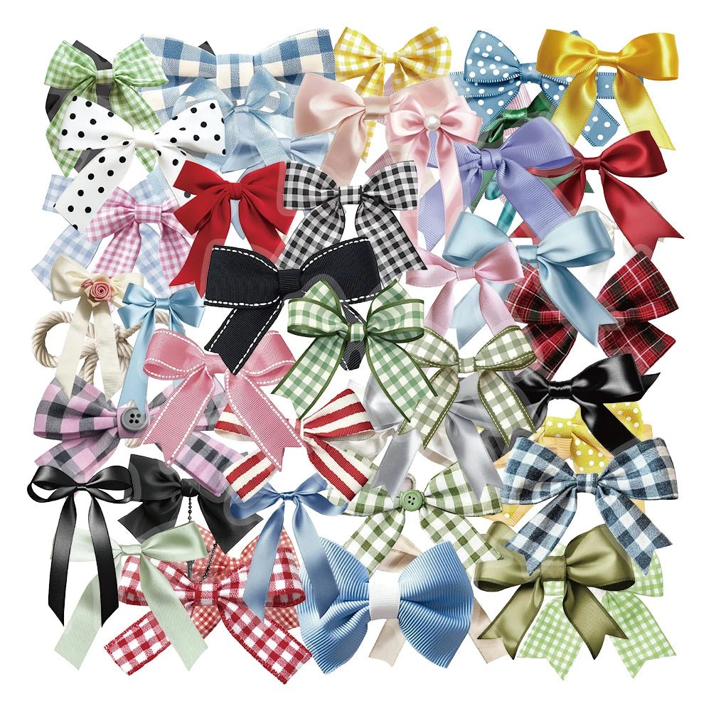 50PCS Bow Transparent Sticker Pack - silverfoxgoods