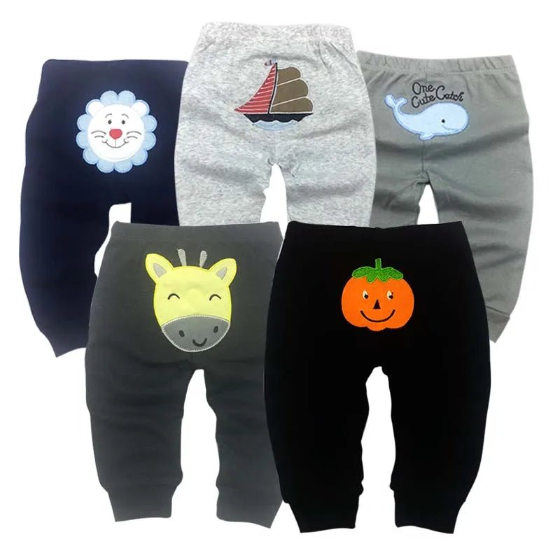 5Packs Baby Pants - unisex 3mos - 24mos - silverfoxgoods