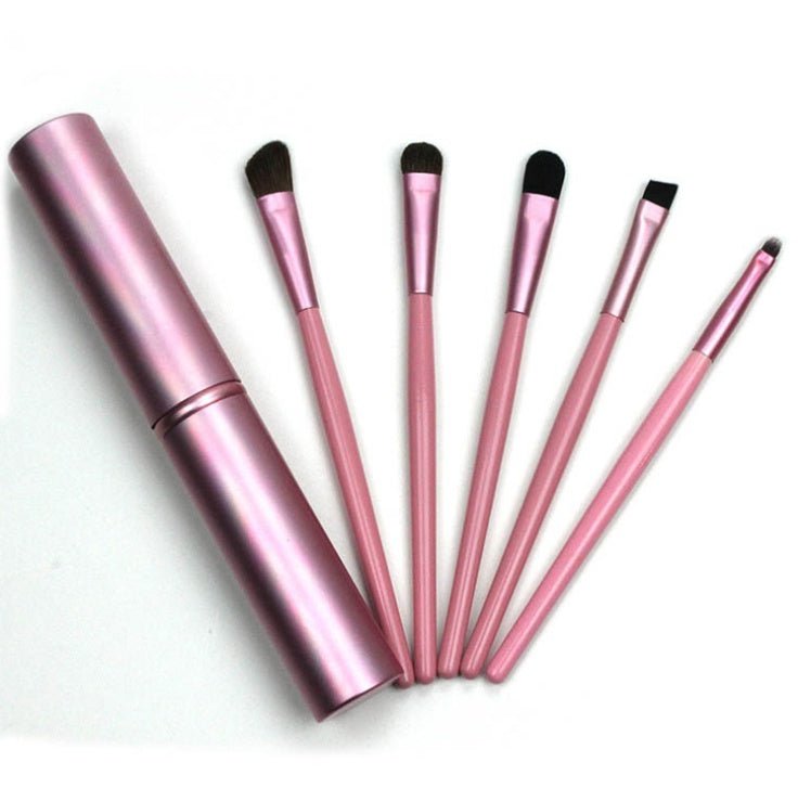 5pcs Travel Portable Mini Eye Makeup Brushes - silverfoxgoods