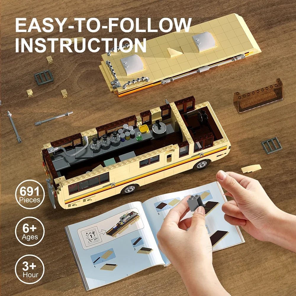 Breaking Bad RV Car Model Building Blocks Toy - Perfect Birthday Gift - silverfoxgoods