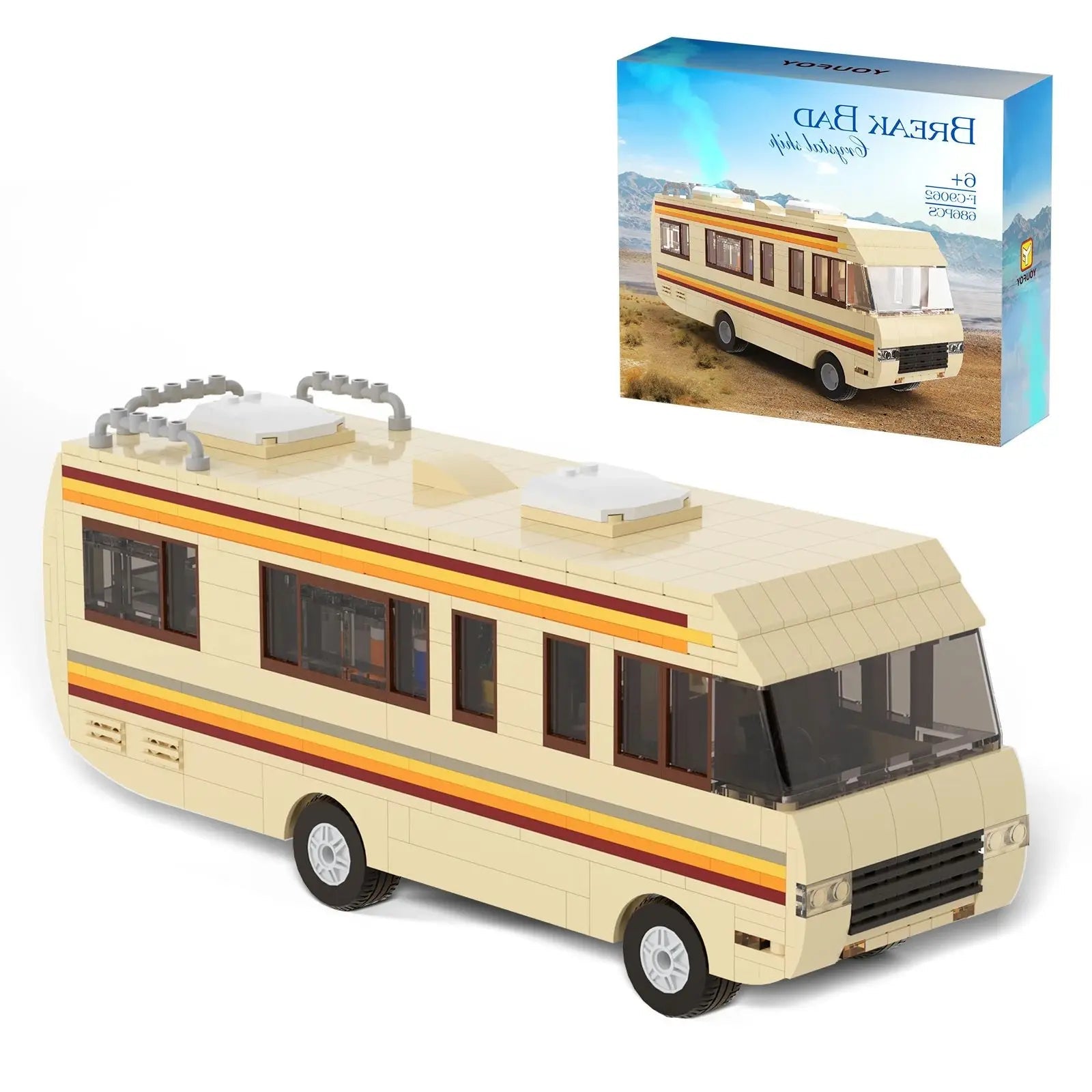 Breaking Bad RV Car Model Building Blocks Toy - Perfect Birthday Gift - silverfoxgoods