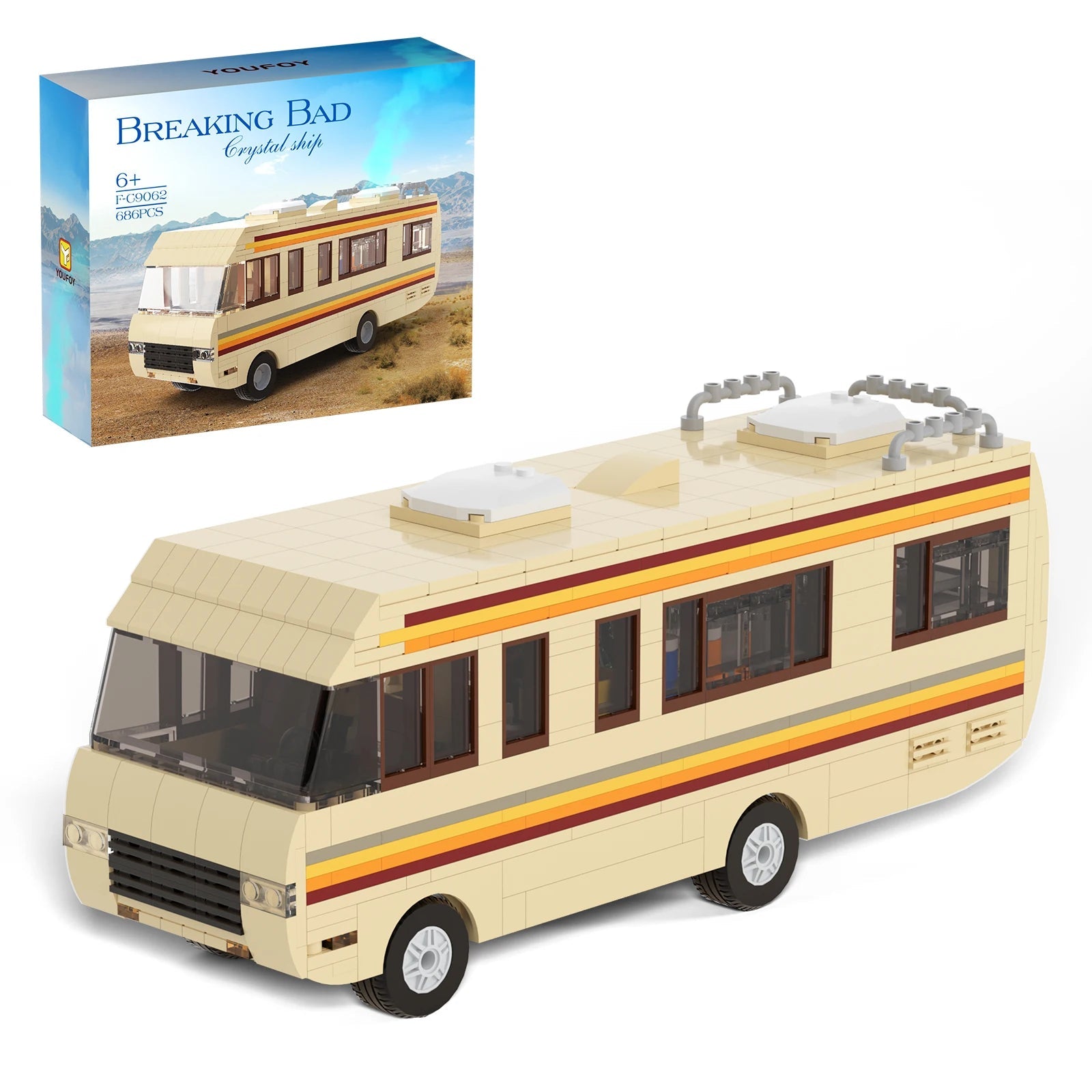 Breaking Bad RV Car Model Building Blocks Toy - Perfect Birthday Gift - silverfoxgoods