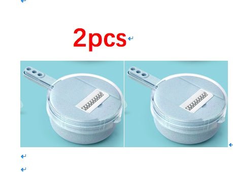 Ultimate 8-in-1 Mandoline Slicer & Grater Set for Kitchen Veggie Prep - silverfoxgoods