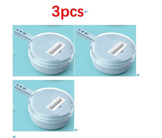 Ultimate 8-in-1 Mandoline Slicer & Grater Set for Kitchen Veggie Prep - silverfoxgoods