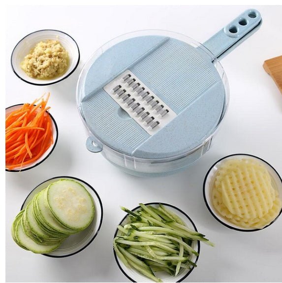 Ultimate 8-in-1 Mandoline Slicer & Grater Set for Kitchen Veggie Prep - silverfoxgoods