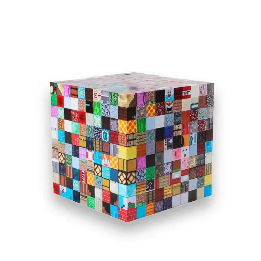 Magnetic Building Blocks DIY Game Set Kids Puzzle Toy Gift - silverfoxgoods