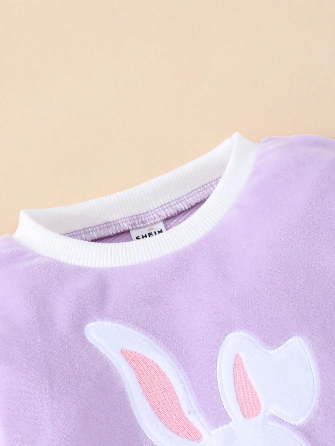 A Sweet And Cute Rabbit Embroidery Set for Baby Girls - Cotton - Padded Jacket And Vest w/pants (3 - Piece Set) - silverfoxgoods