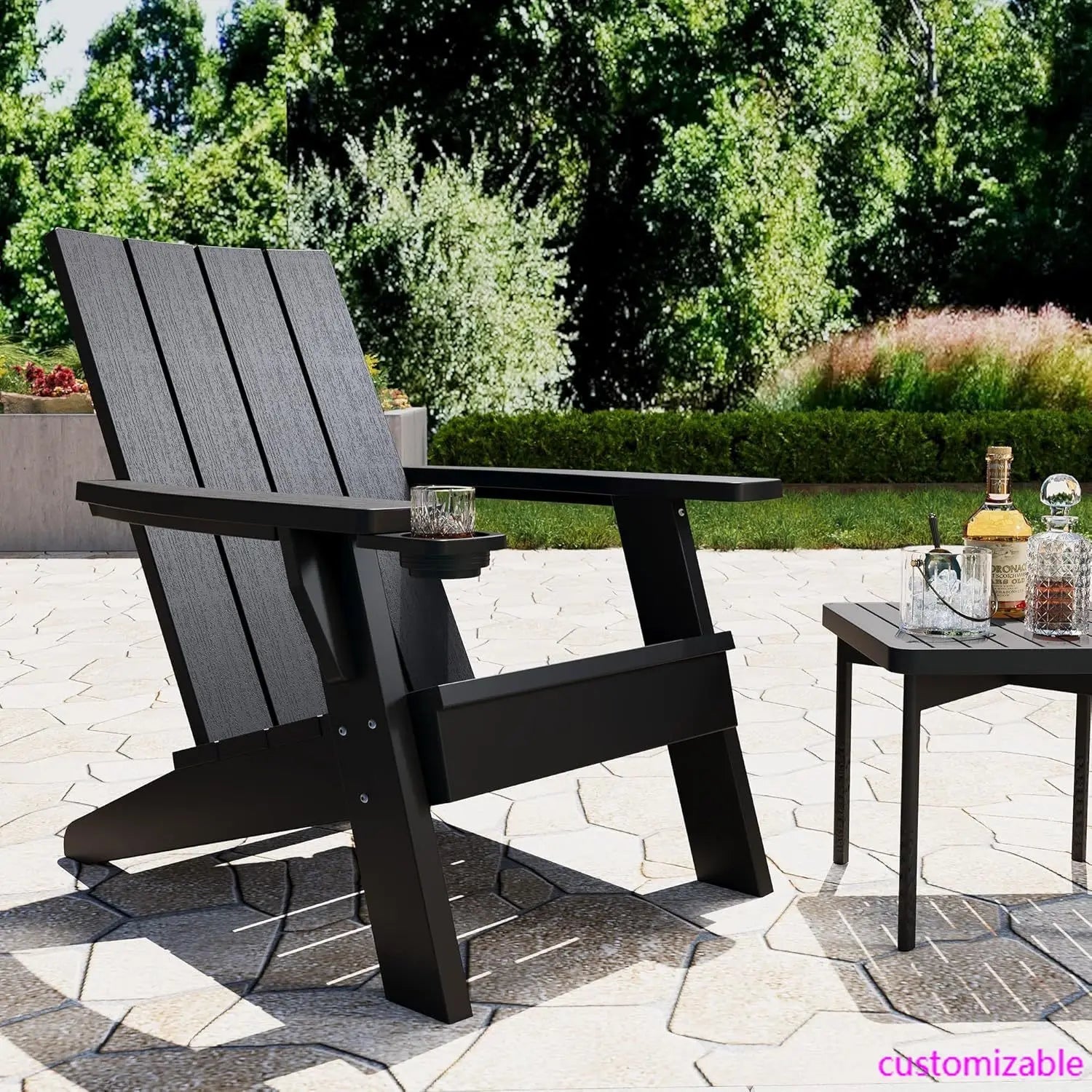Adirondack Chair – Oversized, Weather-Resistant HDPE for Outdoor Patio & Garden - silverfoxgoods