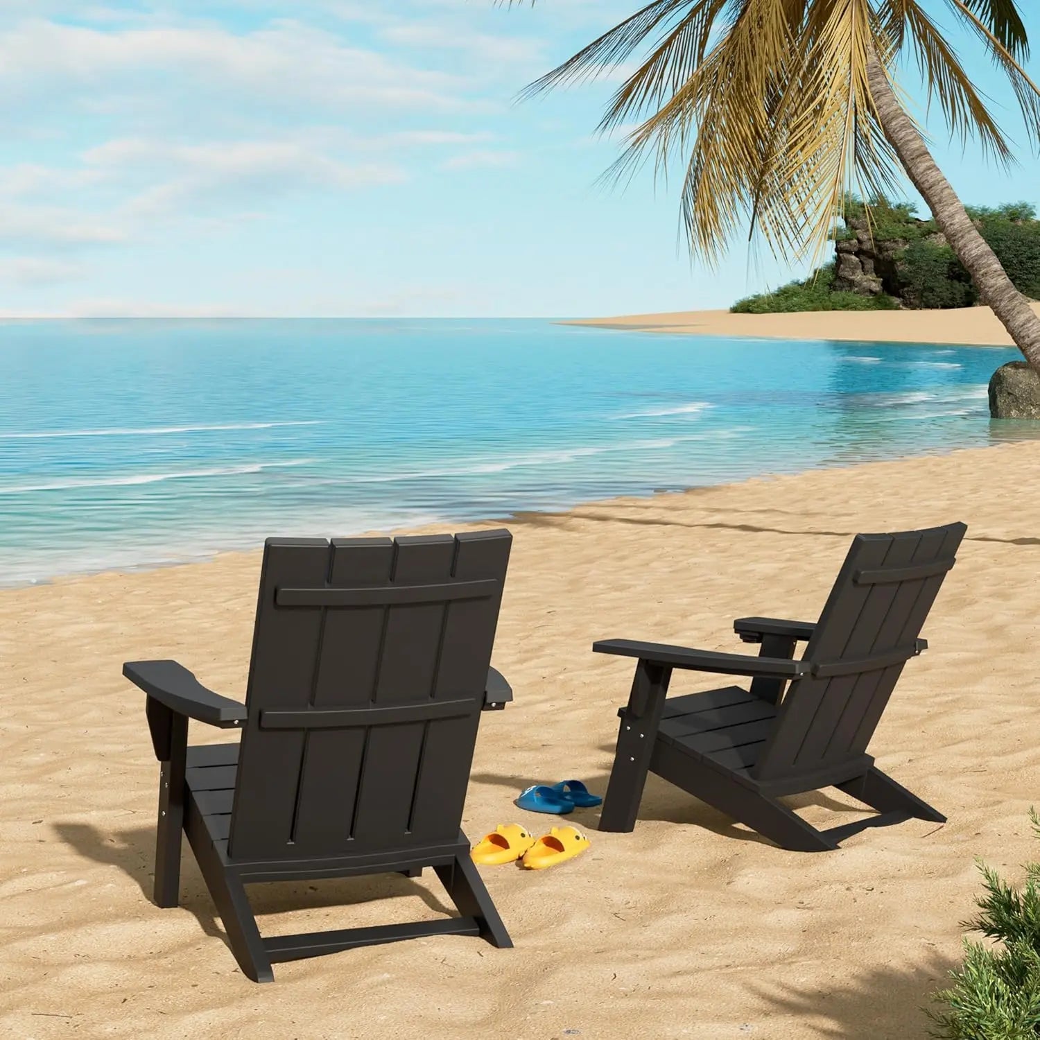Adirondack Chair – Oversized, Weather-Resistant HDPE for Outdoor Patio & Garden - silverfoxgoods