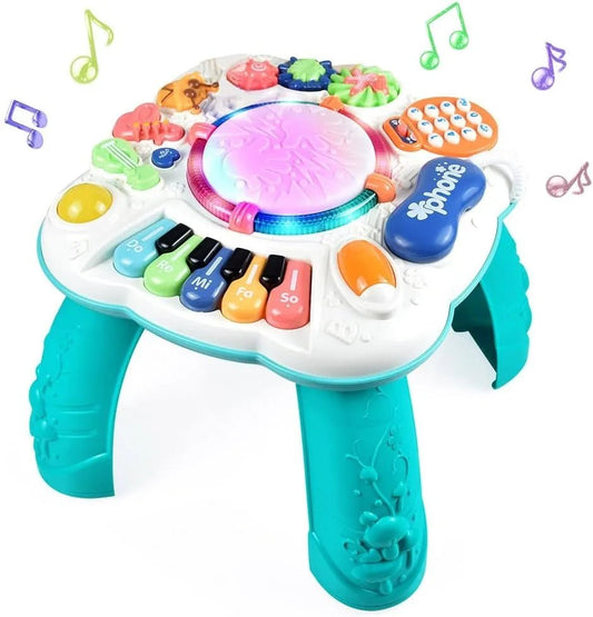 Musical Table Toy for Babies & Toddlers - Safe, Sturdy & Fun Learning Activity - silverfoxgoods