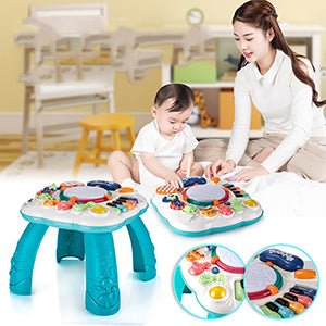 Musical Table Toy for Babies & Toddlers - Safe, Sturdy & Fun Learning Activity - silverfoxgoods