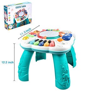 Musical Table Toy for Babies & Toddlers - Safe, Sturdy & Fun Learning Activity - silverfoxgoods