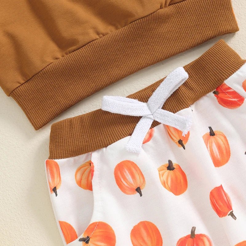 Baby/Toddler Long Sleeve Pumpkin 2 - Piece Outfit - silverfoxgoods