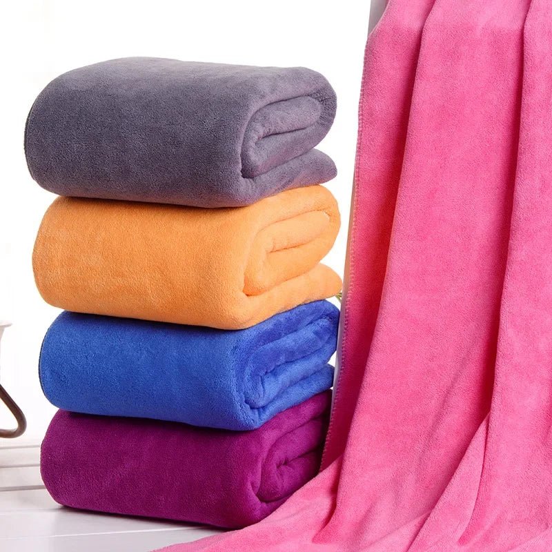 Baths Towel Quick - dry Home Hotel Large Size Beach Bath Towels for Adults - silverfoxgoods