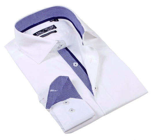 Big & Tall Shirt // Contrast Details - Final Sale - silverfoxgoods