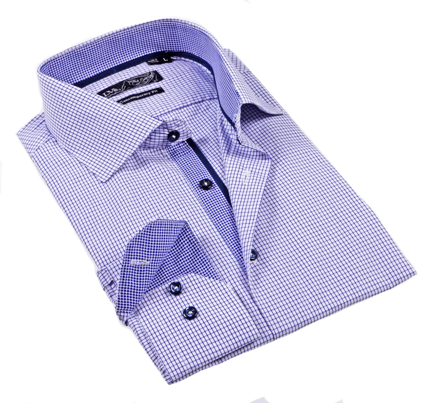 Big & Tall Shirt // Contrast Details - Final Sale - silverfoxgoods