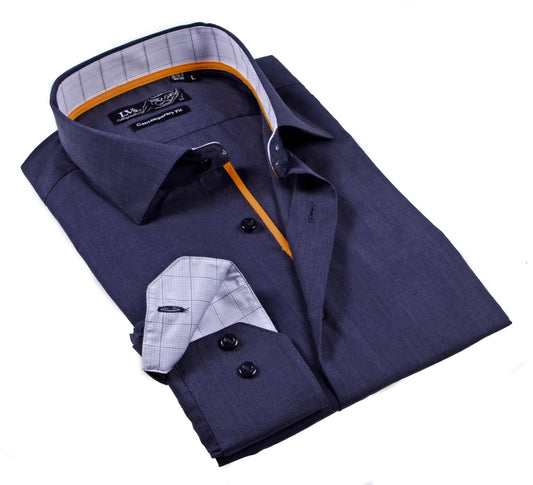 Big & Tall Shirt // Contrast Details - Final Sale - silverfoxgoods