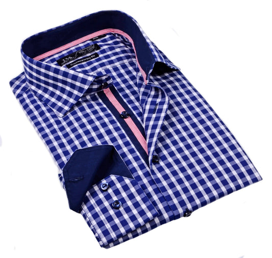 Big & Tall Shirt // Contrast Details - Final Sale - silverfoxgoods